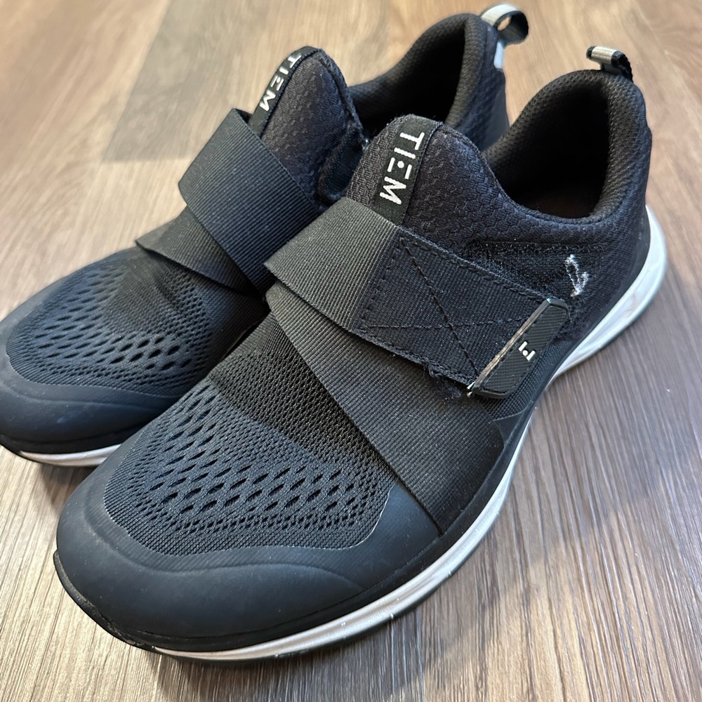 TIEM Black Slip-On Athletic Sneakers for Women